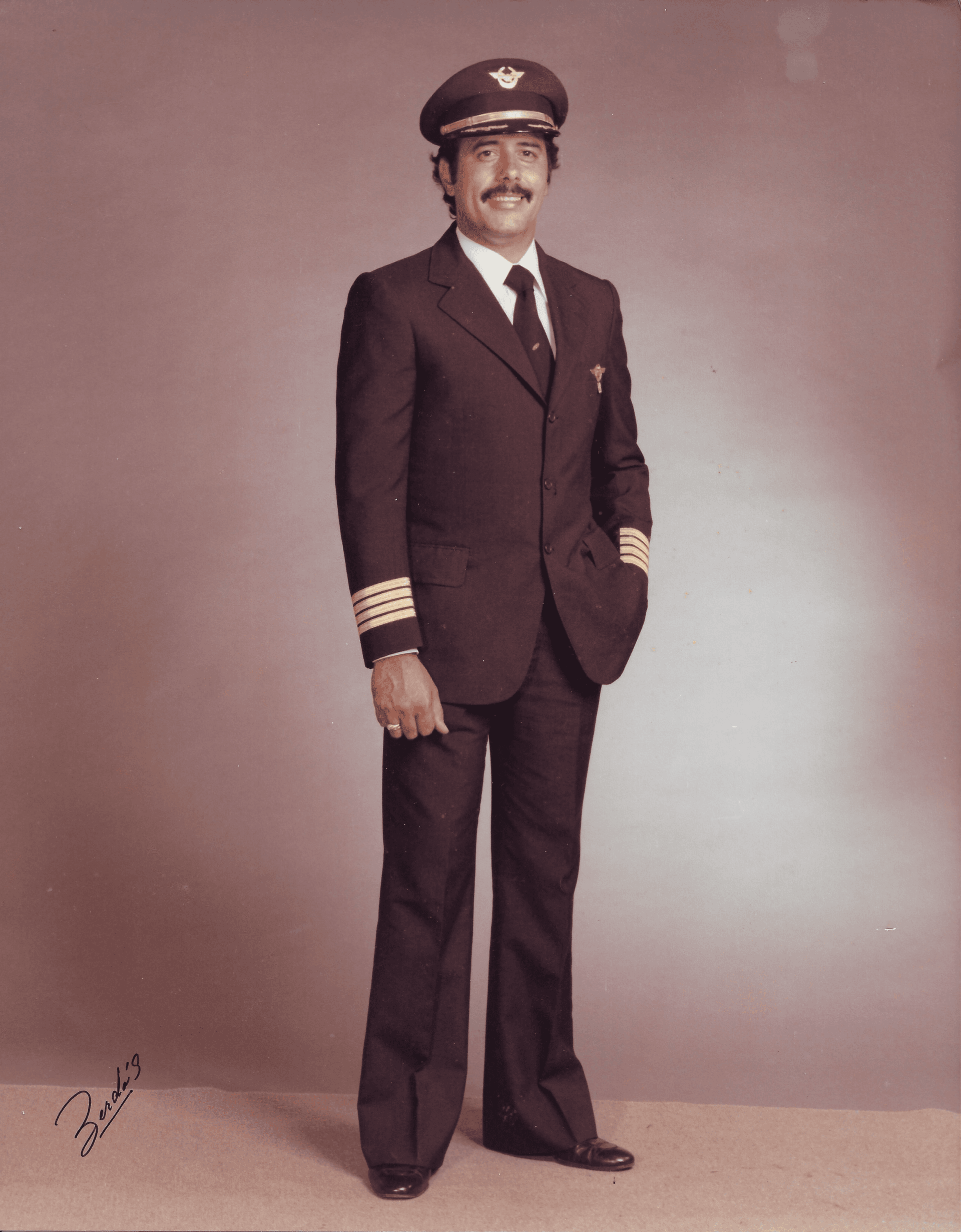 Captain Jorge Delgado in uniform