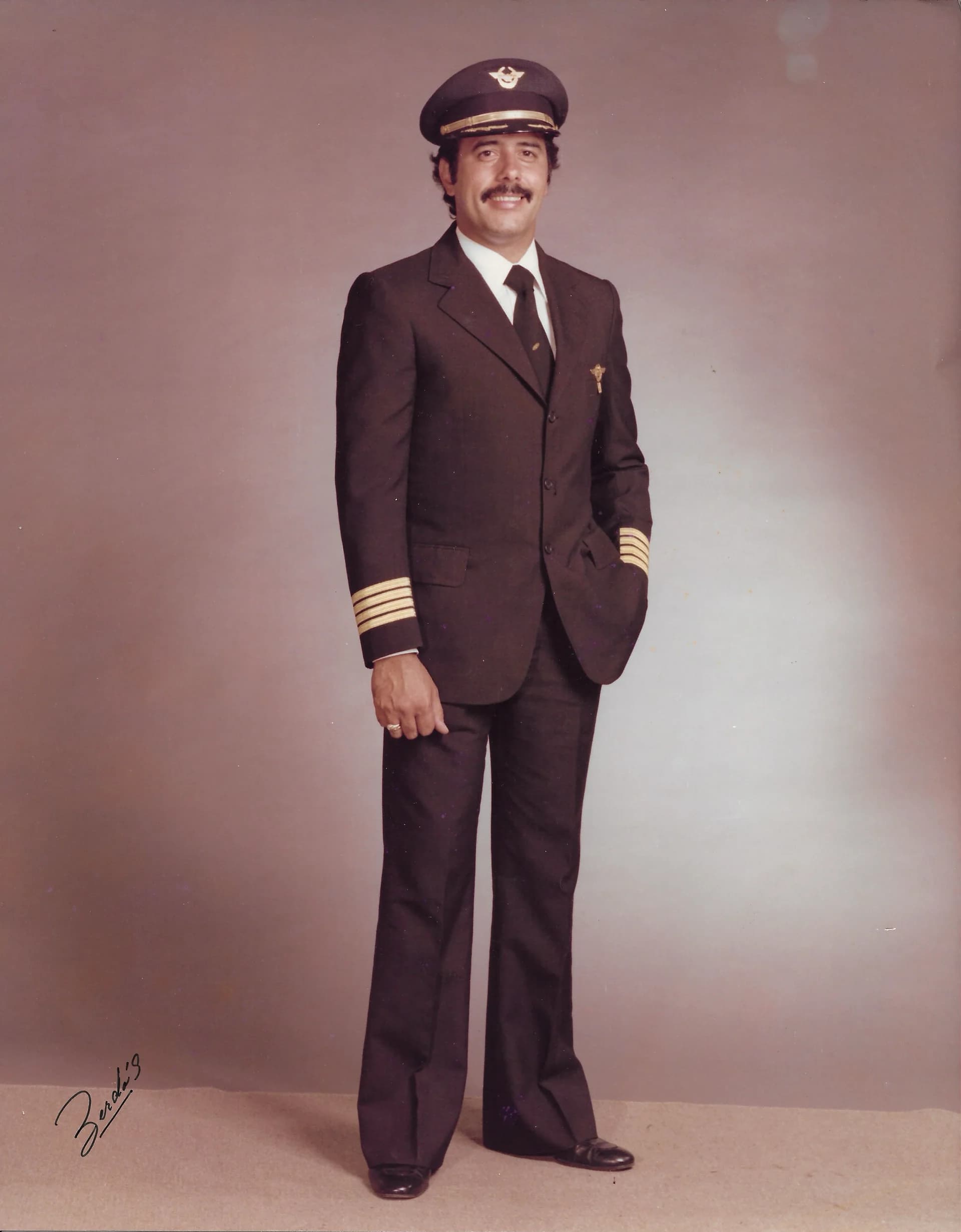 Captain Jorge Delgado in uniform